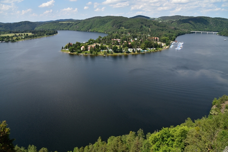 Střední Povltaví - pohled na Živohošť